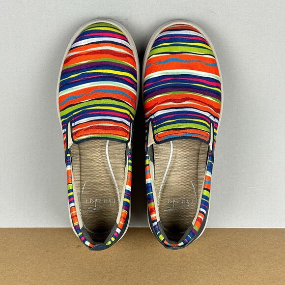 Dansko Belle Striped Multicolor Comfort Shoes Womens 6.5/7 EU 37 Slip On - Picture 5 of 10
